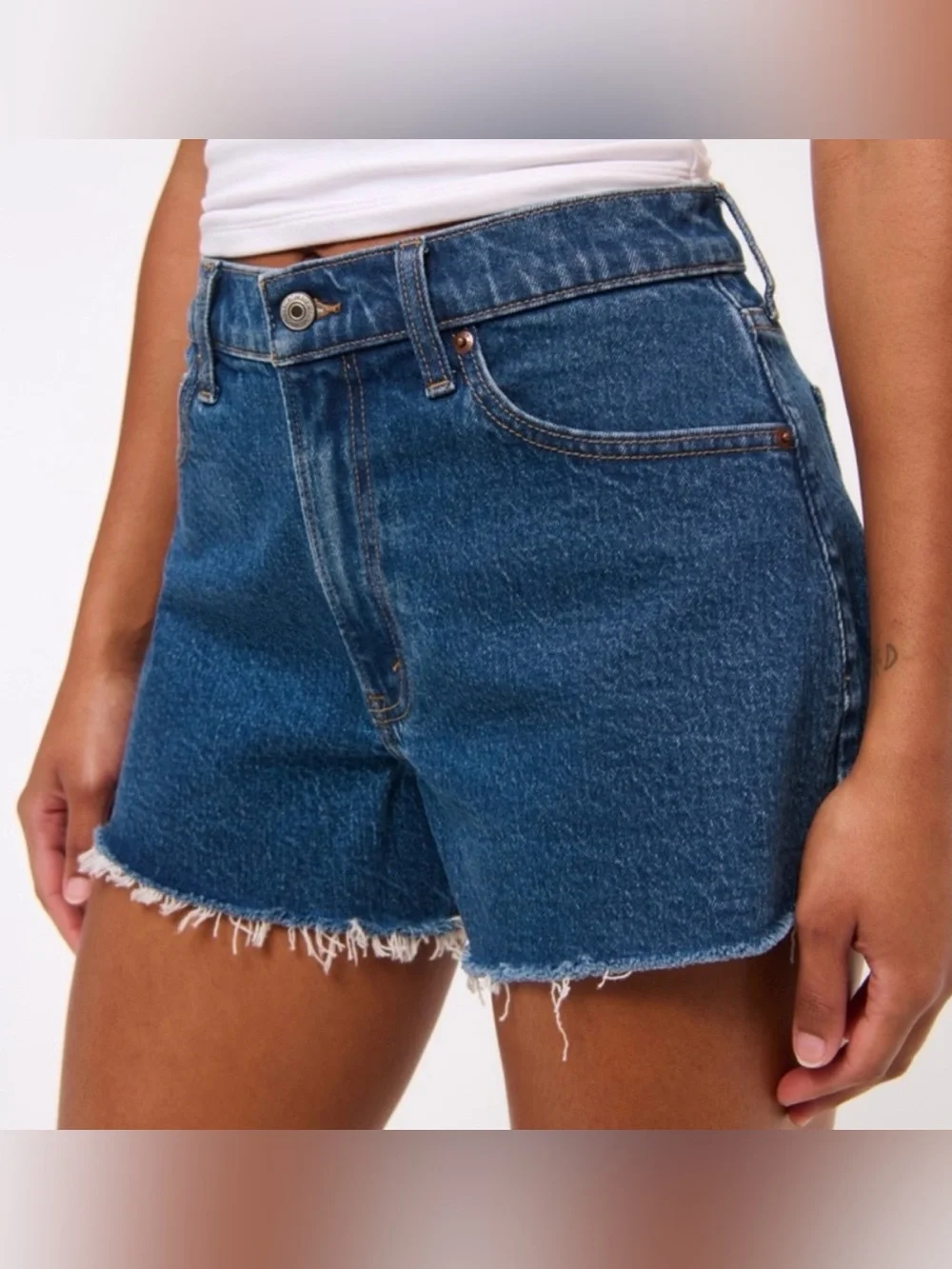 Abercrombie & Fitch High Rise Dad Shorts